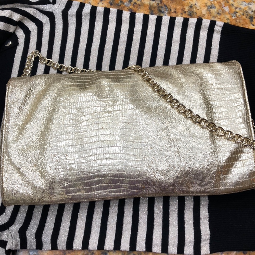 Kate Spade Gold Metallic Bag - Picture 2 of 8